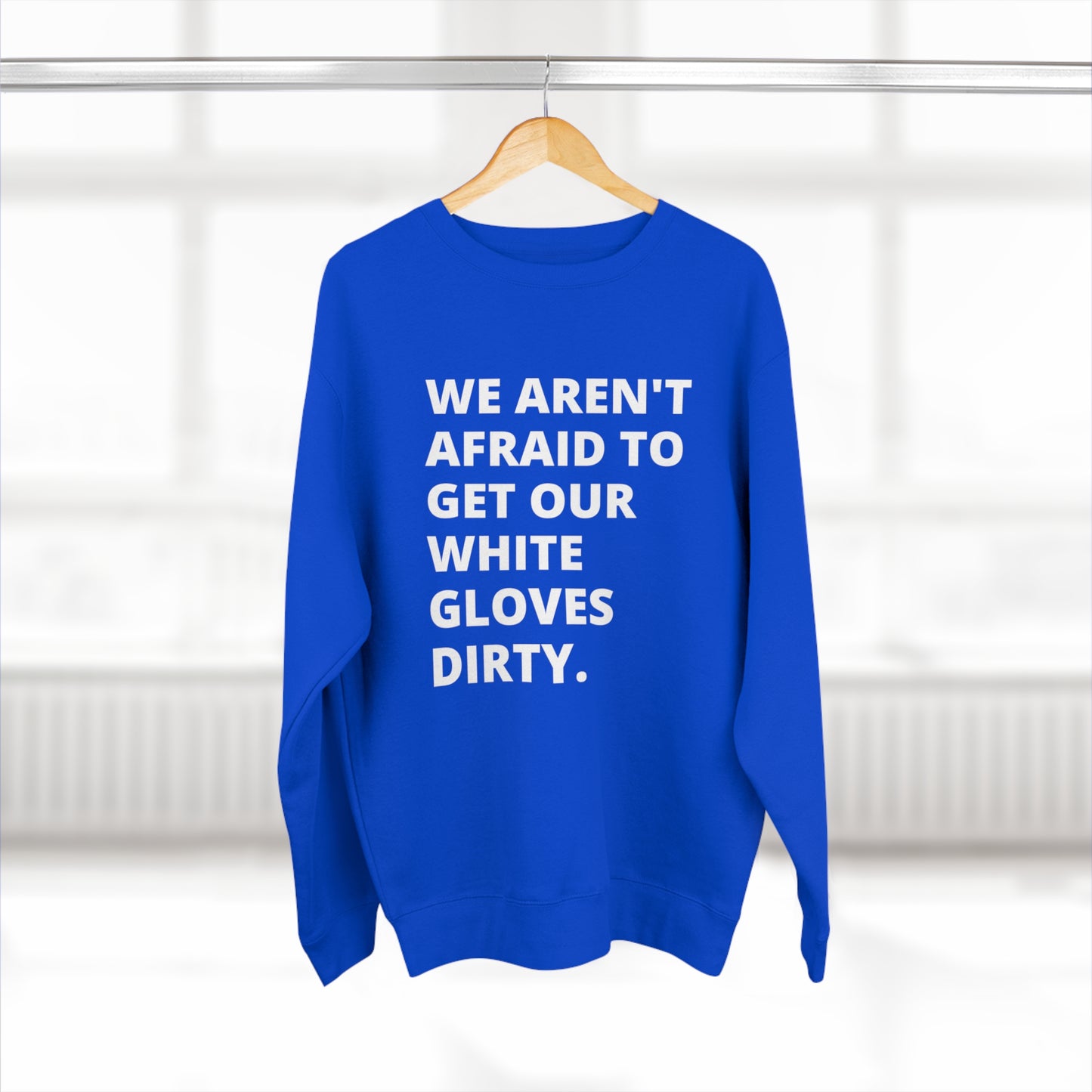 MoveIt® White Glove Crewneck Sweatshirt - Unisex