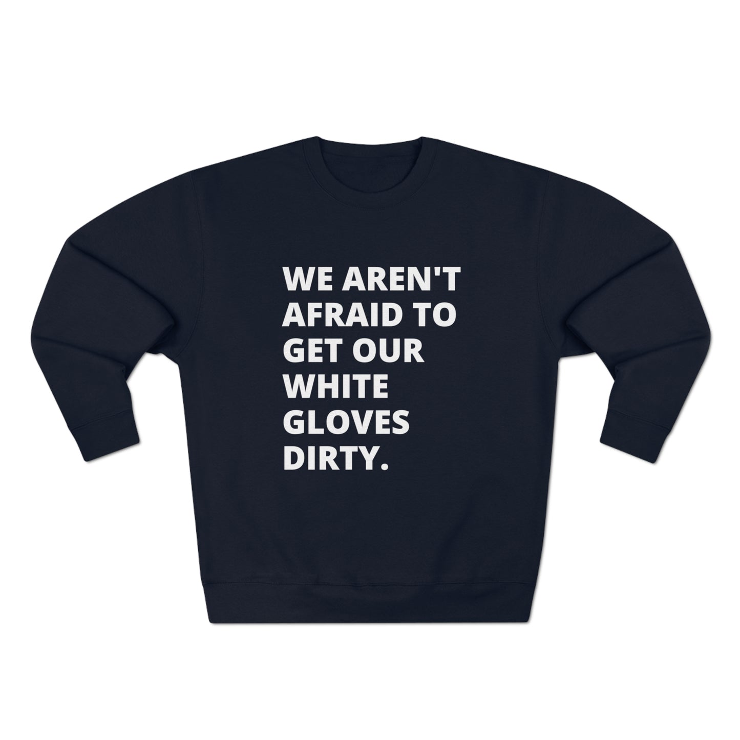 MoveIt® White Glove Crewneck Sweatshirt - Unisex