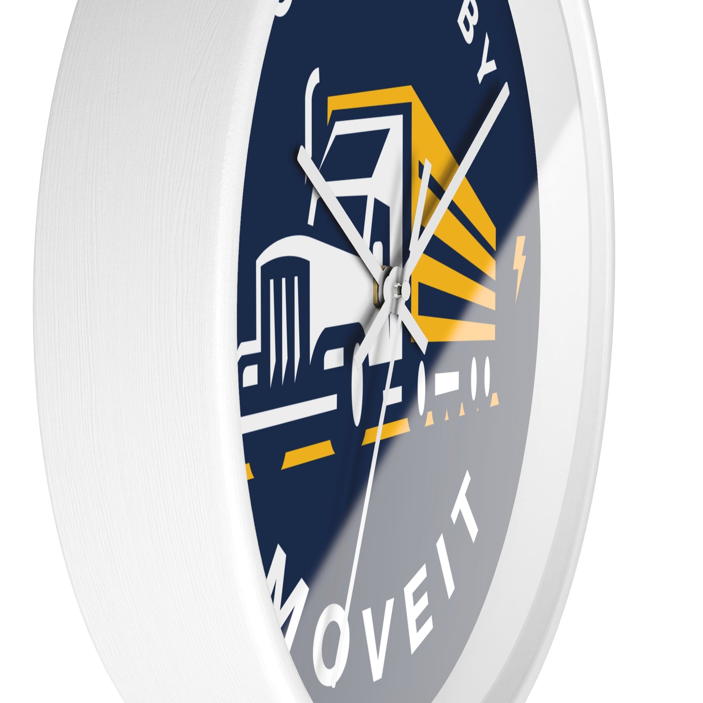 Powered By MoveIt® Wall Clock