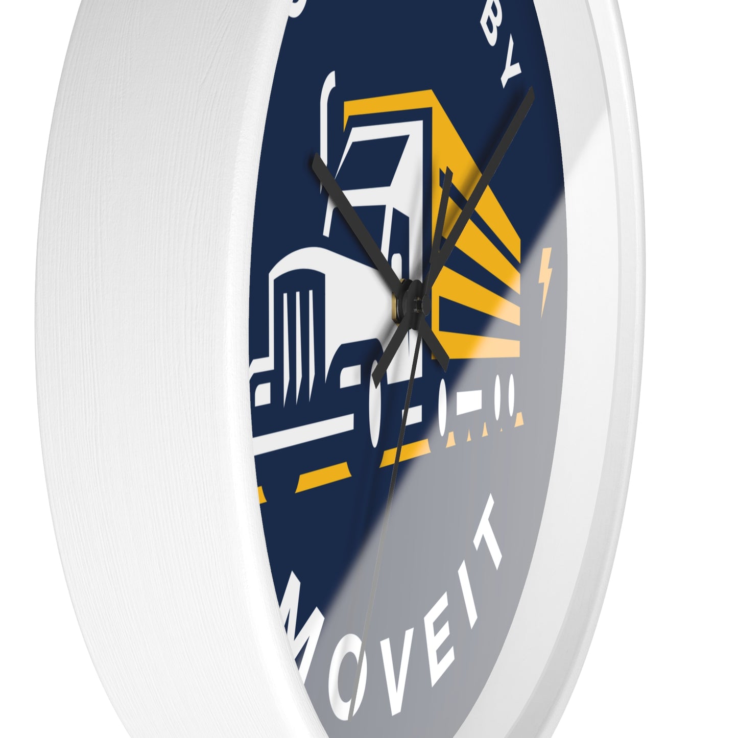Powered By MoveIt® Wall Clock