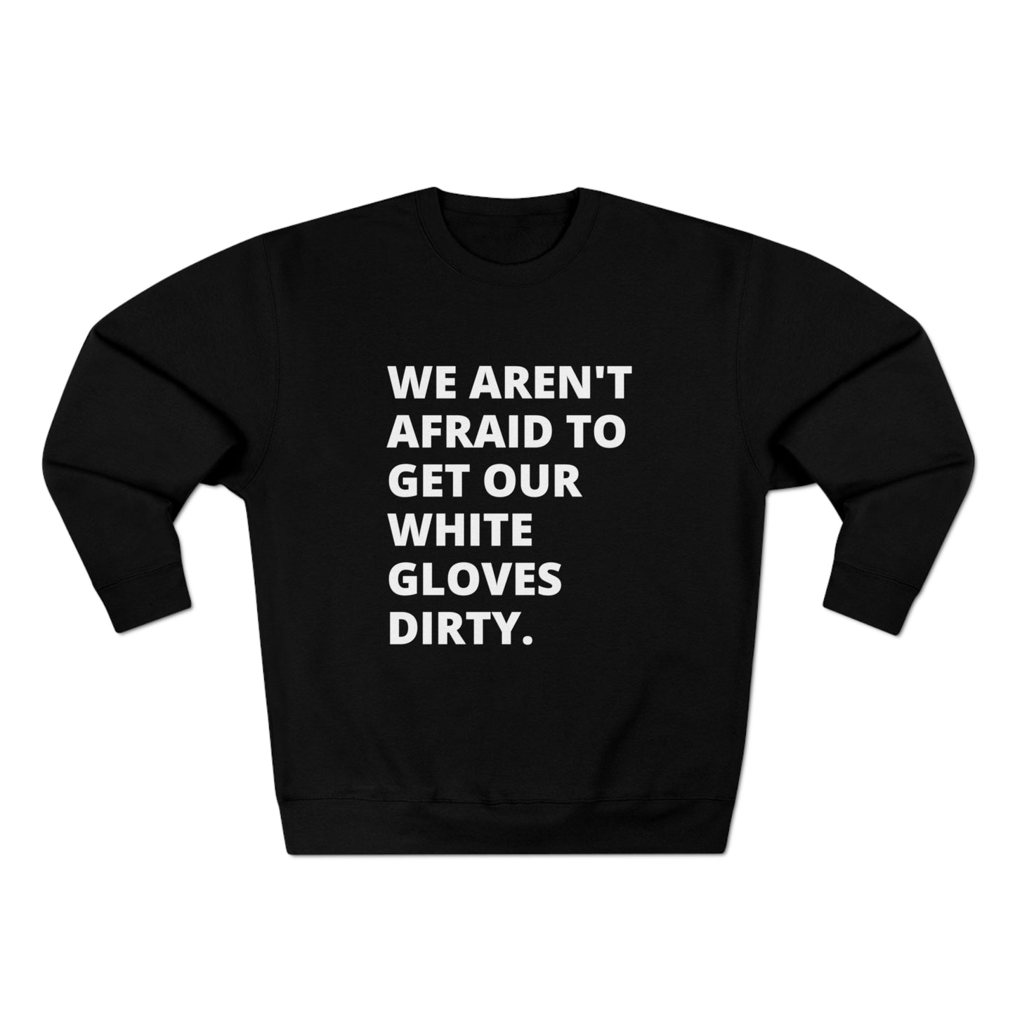 MoveIt® White Glove Crewneck Sweatshirt - Unisex